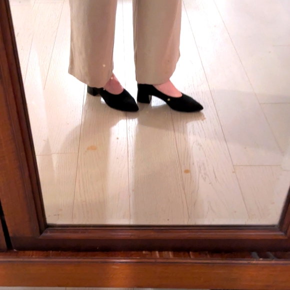 Black, suede and patent block heels. Spanish brand Bravo Java. Size 37 - Picture 1 of 7